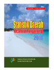 Statistik Daerah Kecamatan Panggungrejo 2011