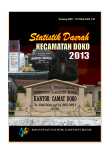 Statistik Daerah Kecamatan Doko 2013