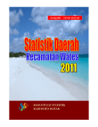 Statistik Daerah Kecamatan Wates 2011